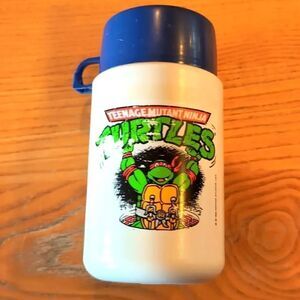 Vintage Ninja Turtles Thermos Children's Travel Mug, 1990 Mirage Studios